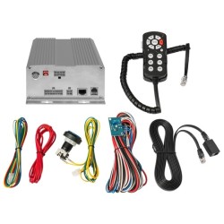 Rampa luminoasa cu 24 LED-uri de 3W, sirena si difuzor 100W - lungime 110cm